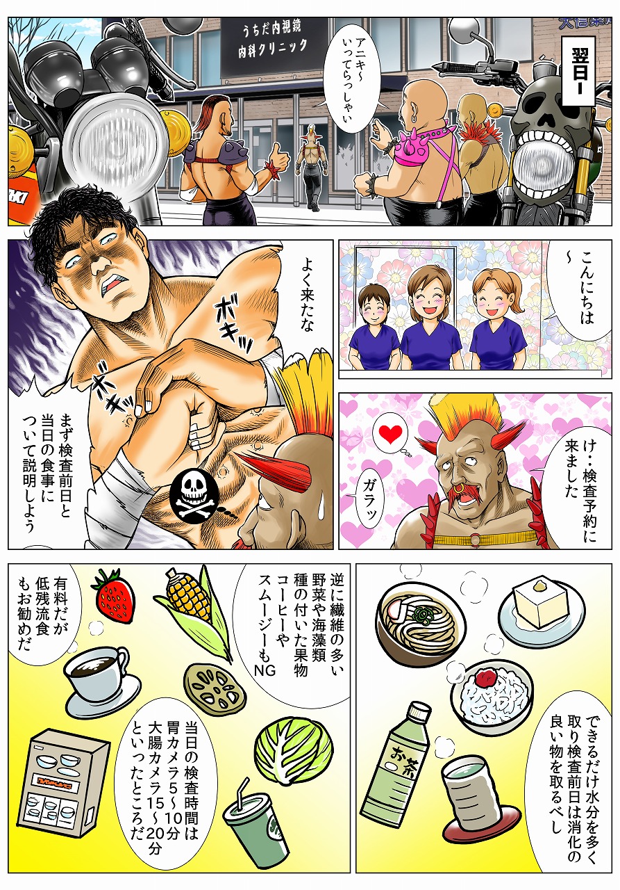 漫画で分かる大腸カメラ