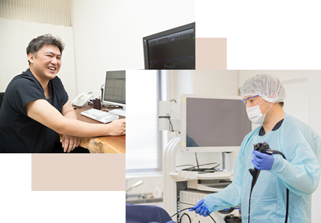早朝の胃カメラ検査、午前診療中も大腸カメラ検査を実施